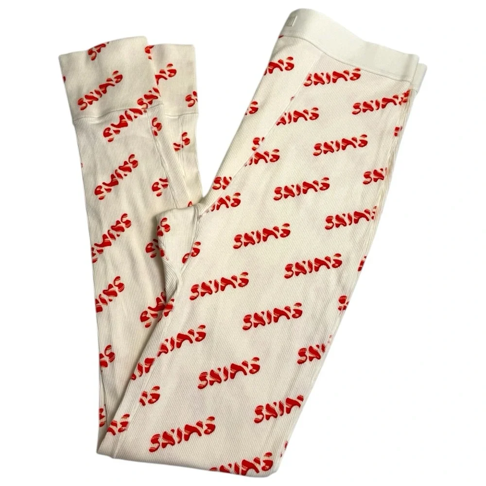 Limited Edition SKIMS Holiday Candy Cane Print Leggings🎄 NWOT | M | - Picture 5 of 8